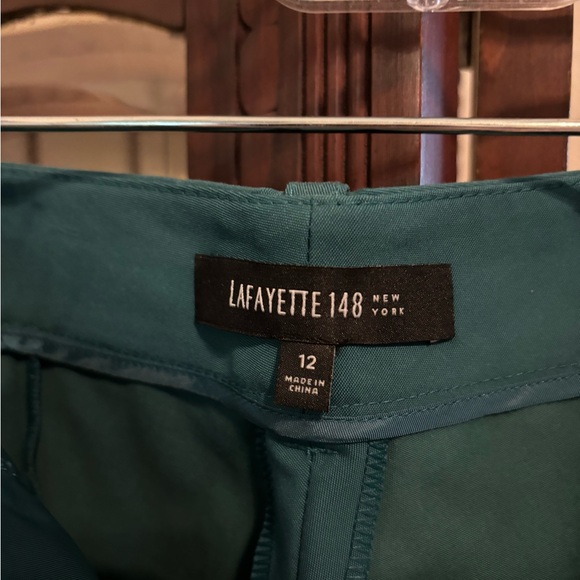 Lafayette148 Rainforest Green Slacks - Picture 8 of 10